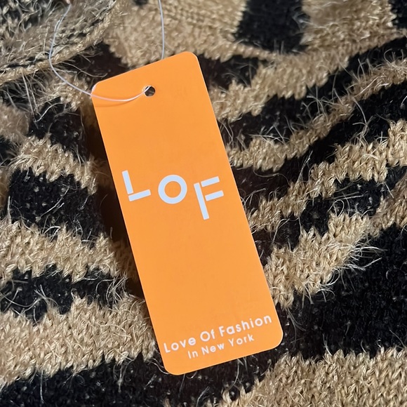 Zebra Print Women's Sweater - Picture 8 of 8